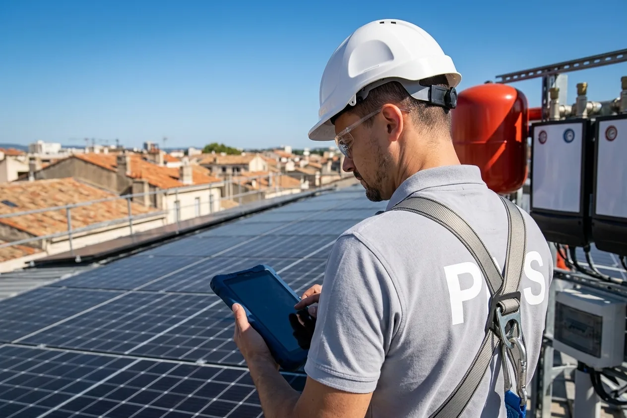 Installation photovoltaïque dans l'Indre-et-Loire